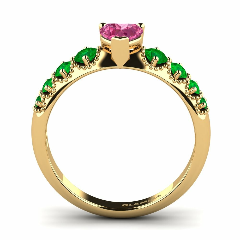 Pink Tourmaline Engagement Ring Alonnisos