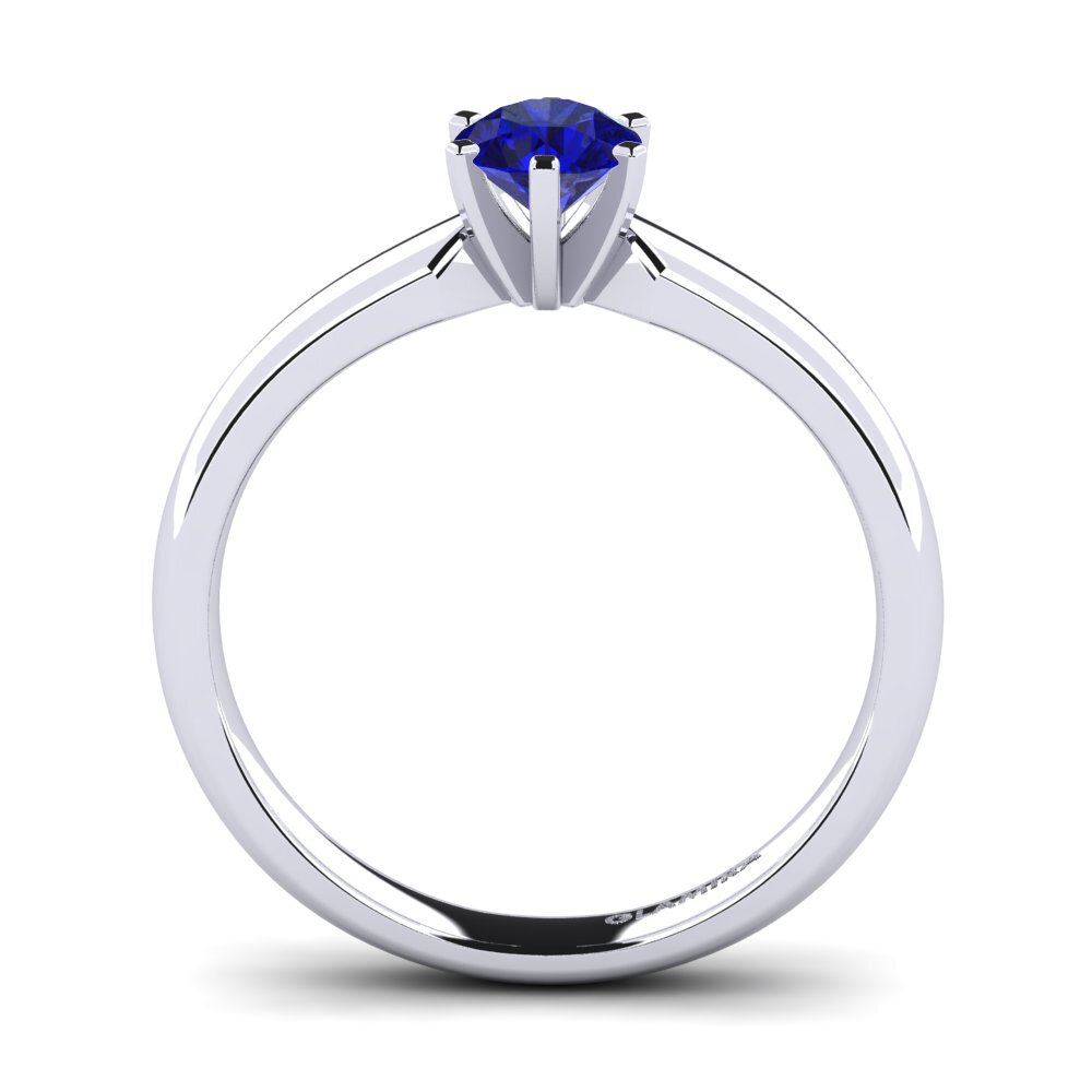 Saphir (im Labor gezüchtet) Verlobungsring Amanda 0.5crt