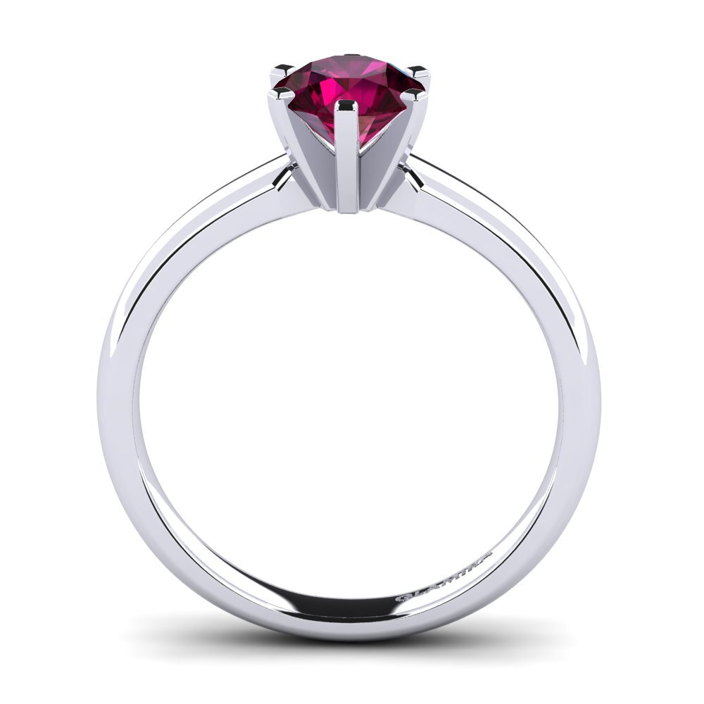 Rhodolite Garnet Engagement Ring Amanda 1.0 crt