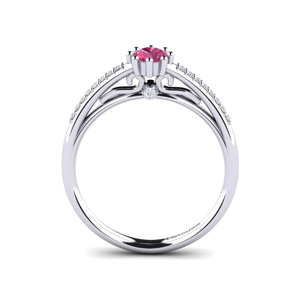 Pink Tourmaline Engagement Ring Atoryia