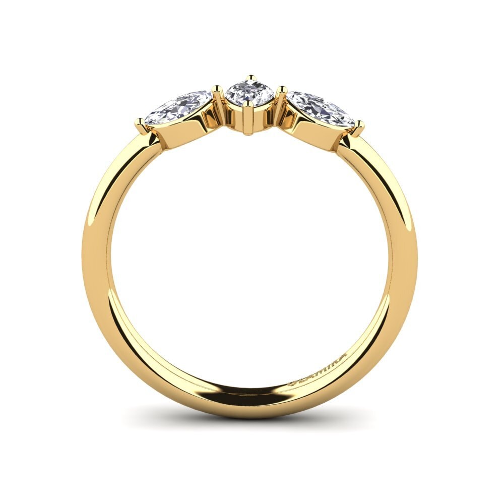 14ct Yellow Gold Engagement Ring Avinash