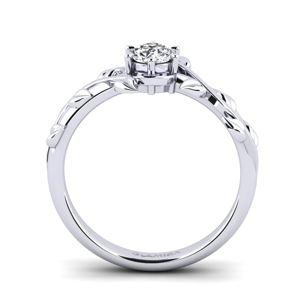 Diamond Engagement Ring Bagu