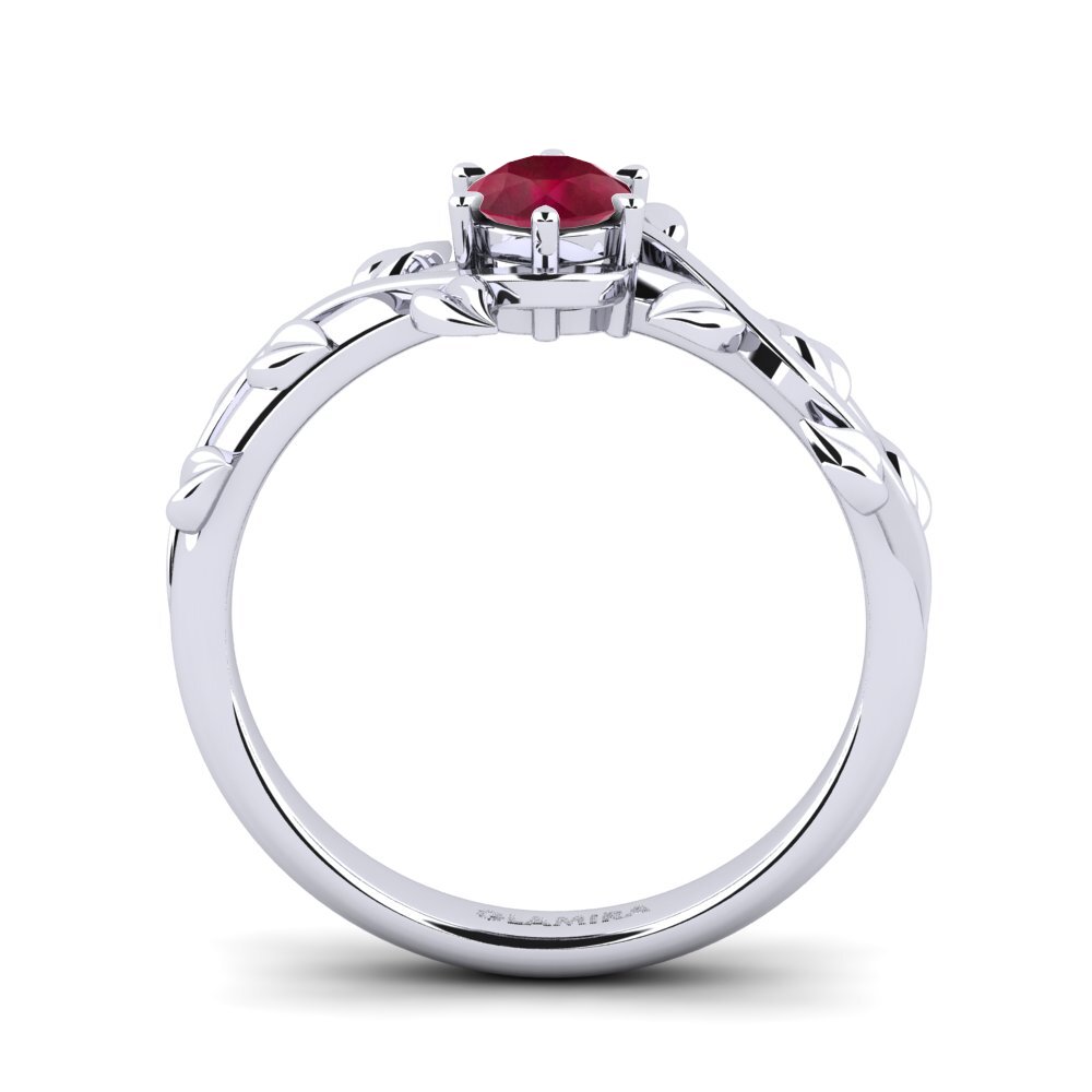 Rubin Verlobungsring Bagu