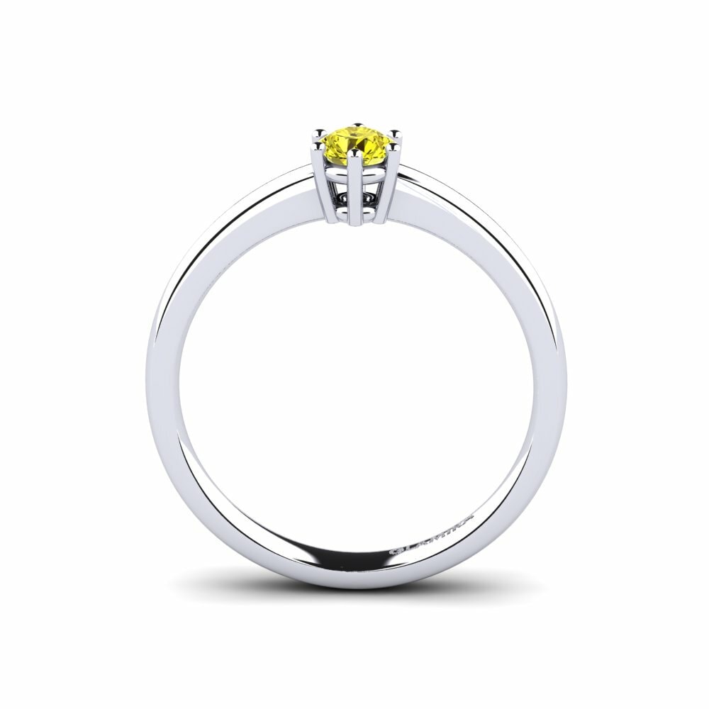 Gele Diamant Verlovingsring Belva 0.25 crt