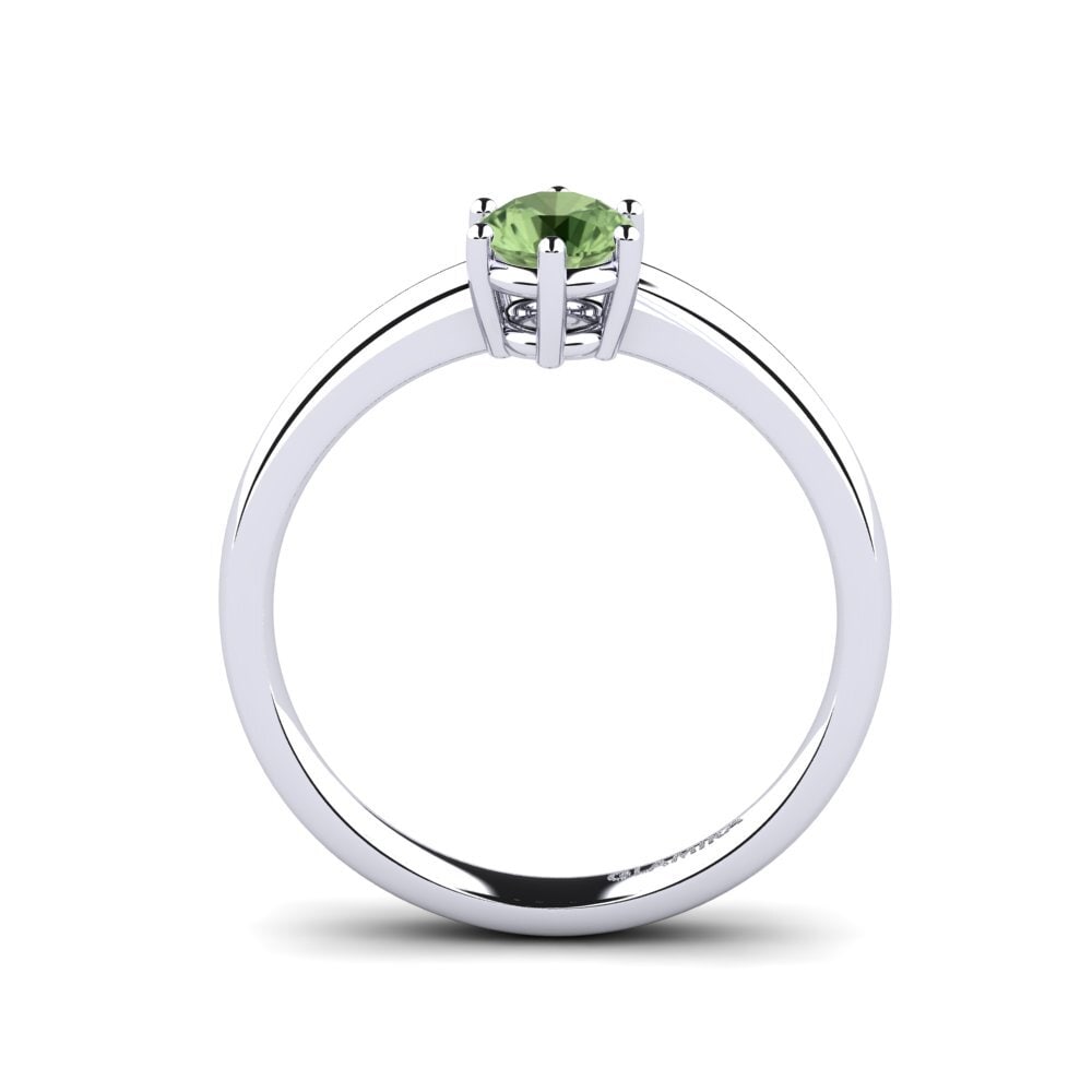 Green Sapphire Engagement Ring Belva