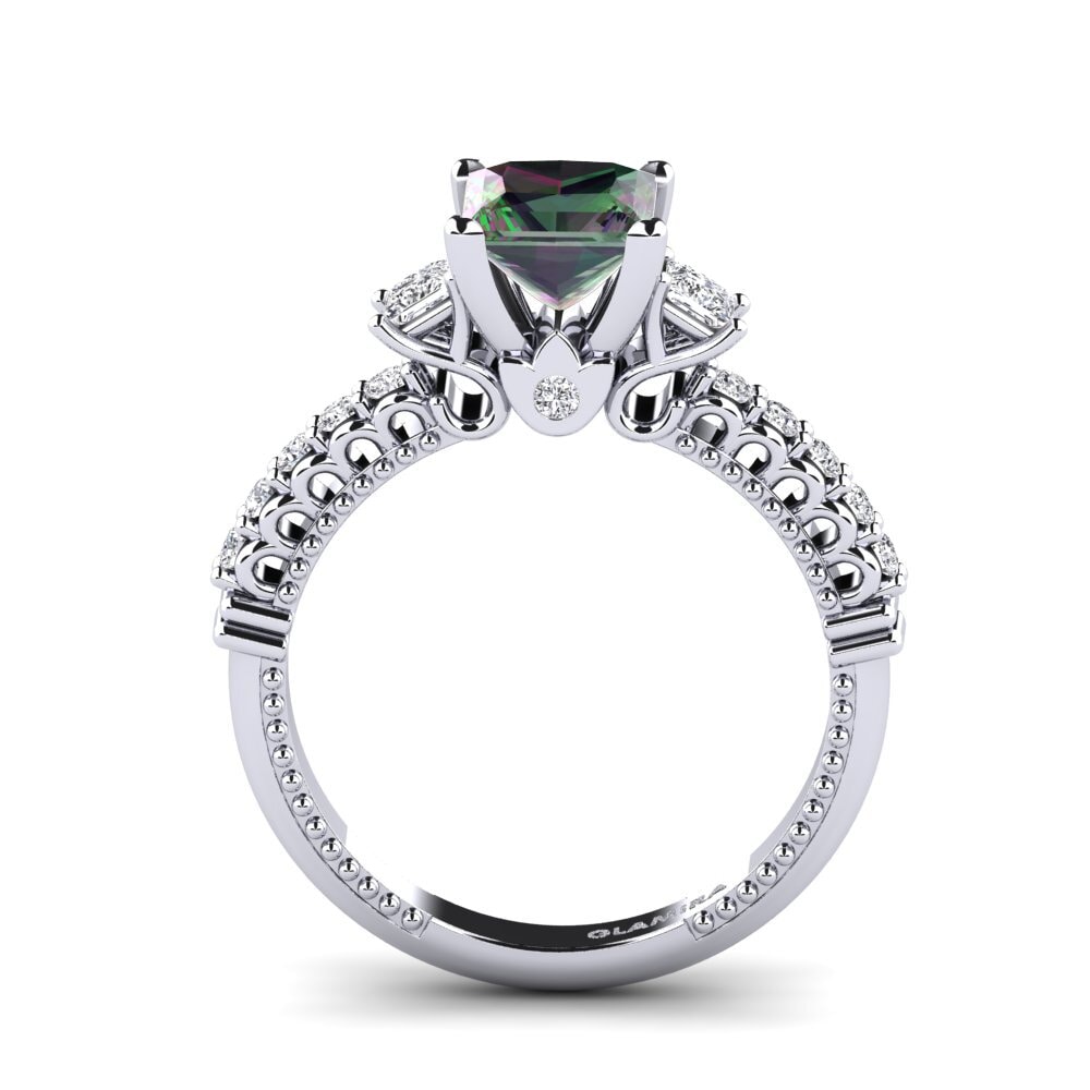 Mystic Topaz Engagement Ring Bernadina