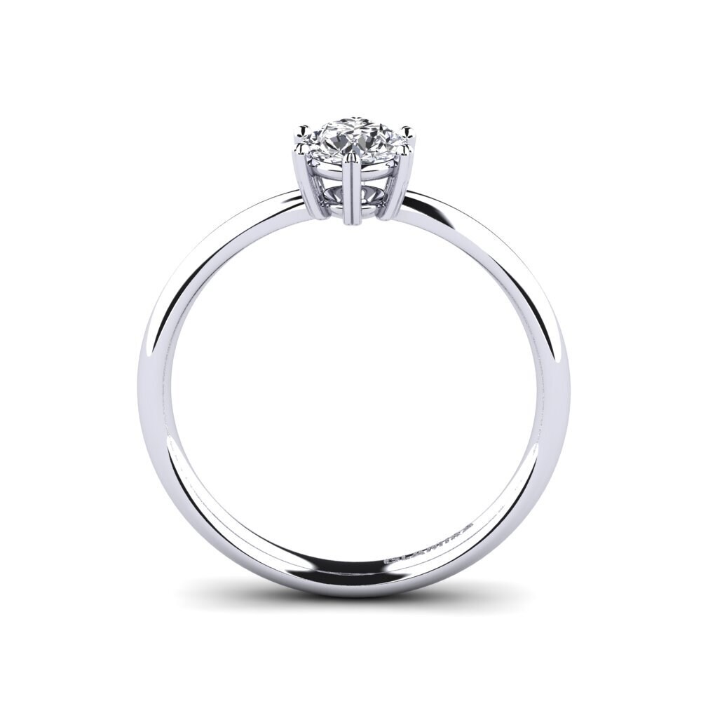 Anello di fidanzamento in oro bianco 14k con tre pietre e moissanite Marquise da 8,7 TCW fatto a mano - Italia Anello di fidanzamento in oro bianco 14k con tre pietre e moissanite Marquise da 8,7 TCW fatto a mano - Italia