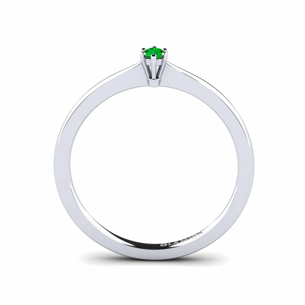 Smaragd Damenring Bridal Rise 0.05crt