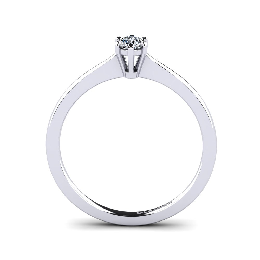 Zirconia Engagement Ring Bridal Rise 0.16 crt