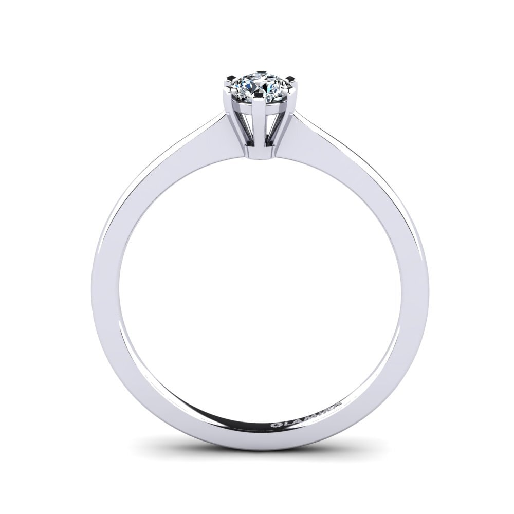 Zirconia Engagement Ring Bridal Rise