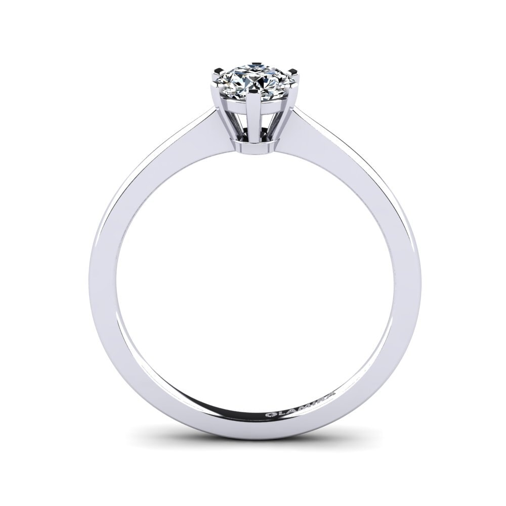 Zirconia Engagement Ring Bridal Rise 0.5 crt