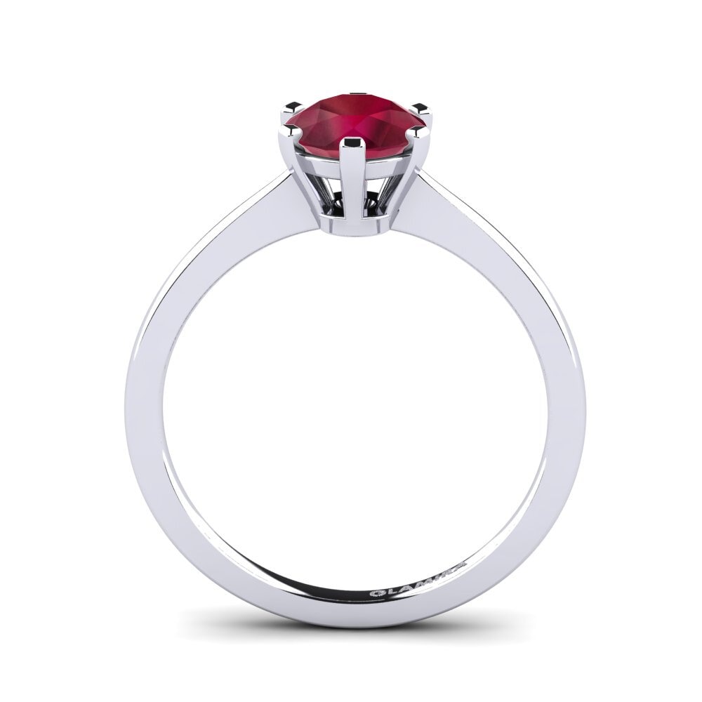 Rubin Verlobungsring Bridal Rise 1.0crt