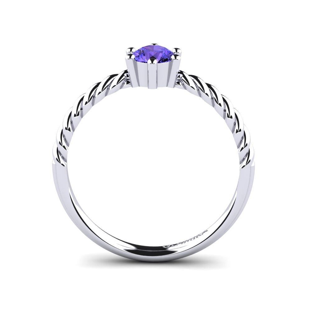 9ct White Gold Engagement Ring Brno
