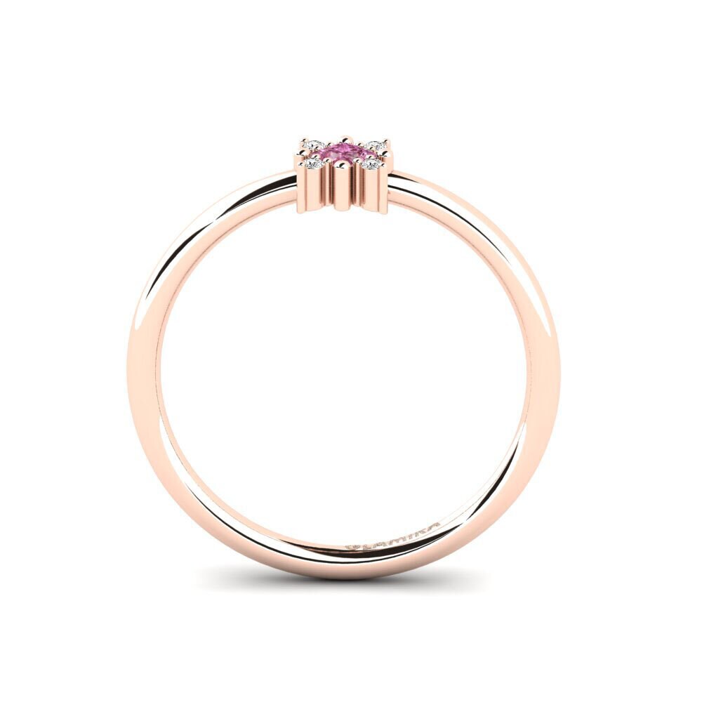 Rhodolite Garnet Engagement Ring Calentes