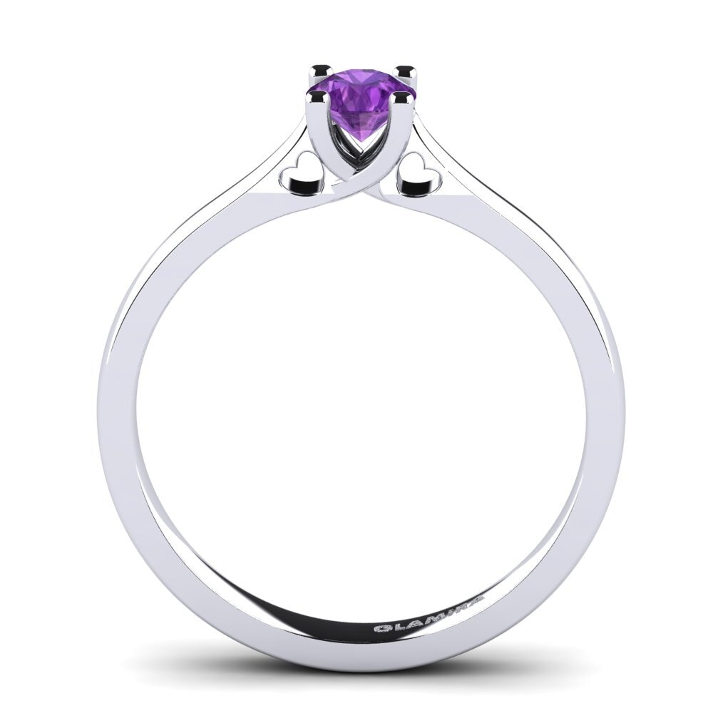Amethyst Engagement Ring Céline