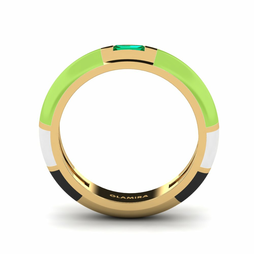 Zircone Vert Bague Cie