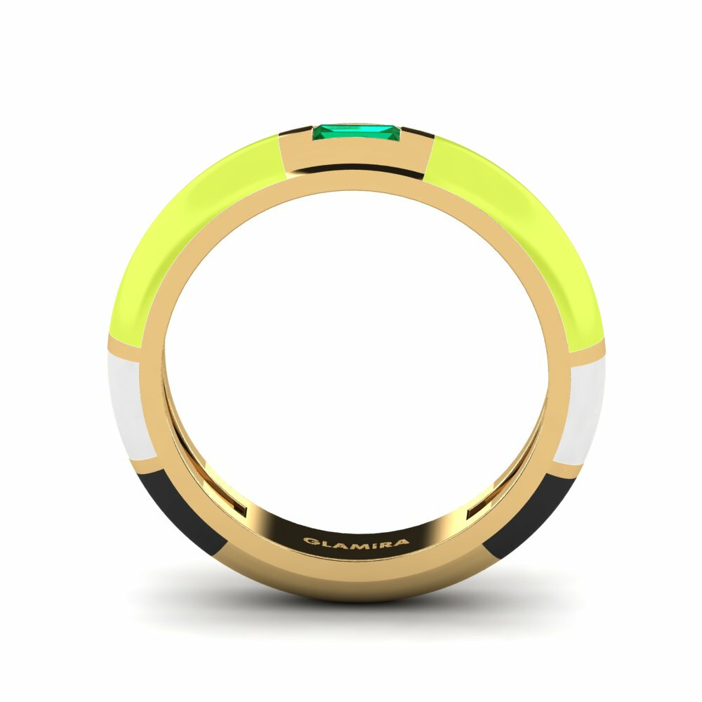Zircone Vert Bague Cie