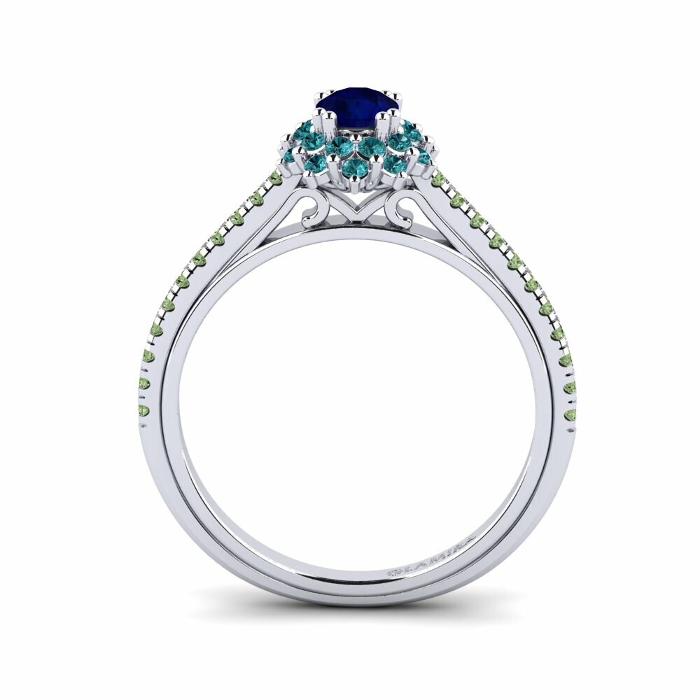 Zafiro Anillo de compromiso Daffney 0.25 crt