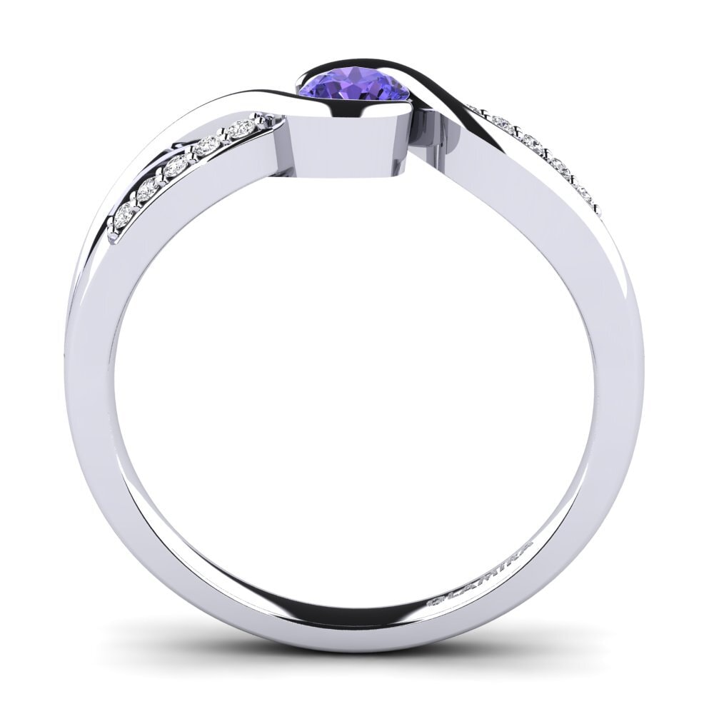 Tanzanite Engagement Ring Dahlia 0.25 crt