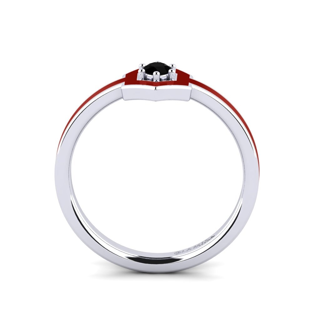 Schwarzer Onyx Ring Desierto