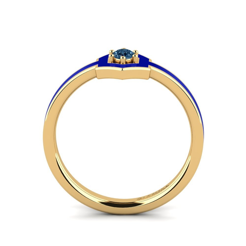 Gelbgold 585 Ring Desierto
