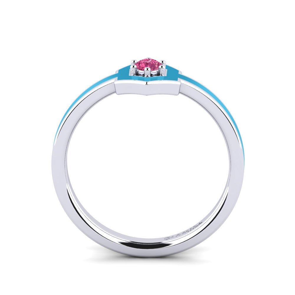 Rosa Turmalin Ring Desierto