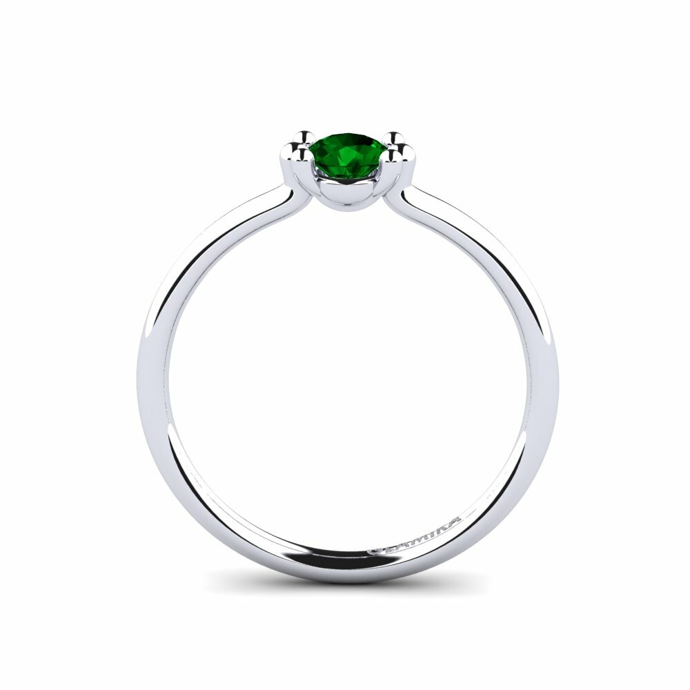Circonita Verde Anillo de Mujer Dorotea