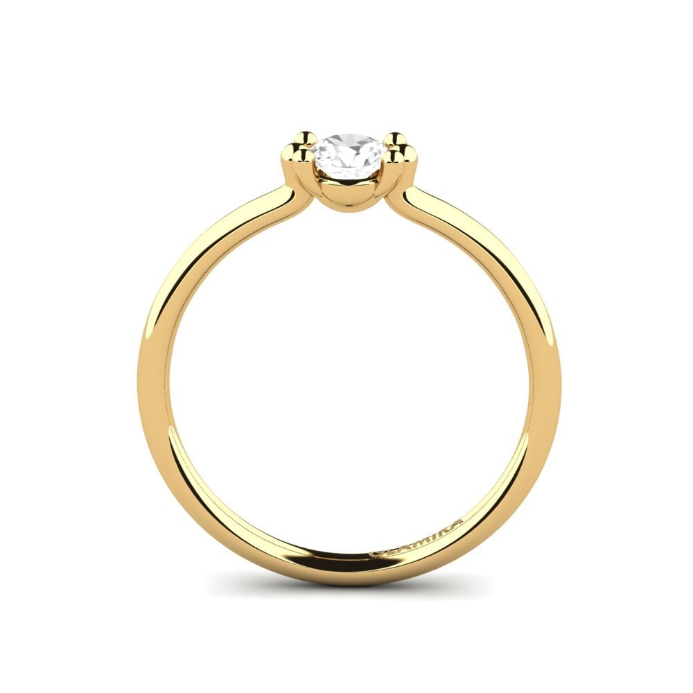 diamante-safira Anel Feminino Dorotea