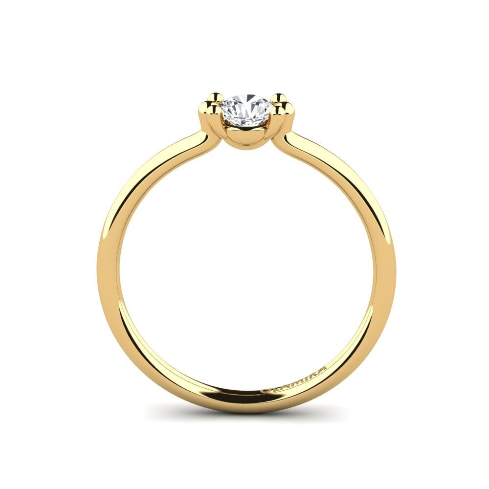 White Zircon Women's Ring Dorotea