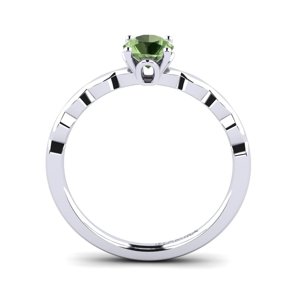 Green Sapphire Engagement Ring Effie 0.5 crt