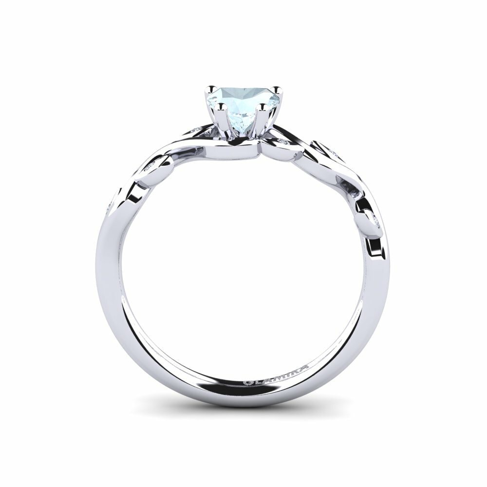 Aquamarine Engagement Ring Efrata