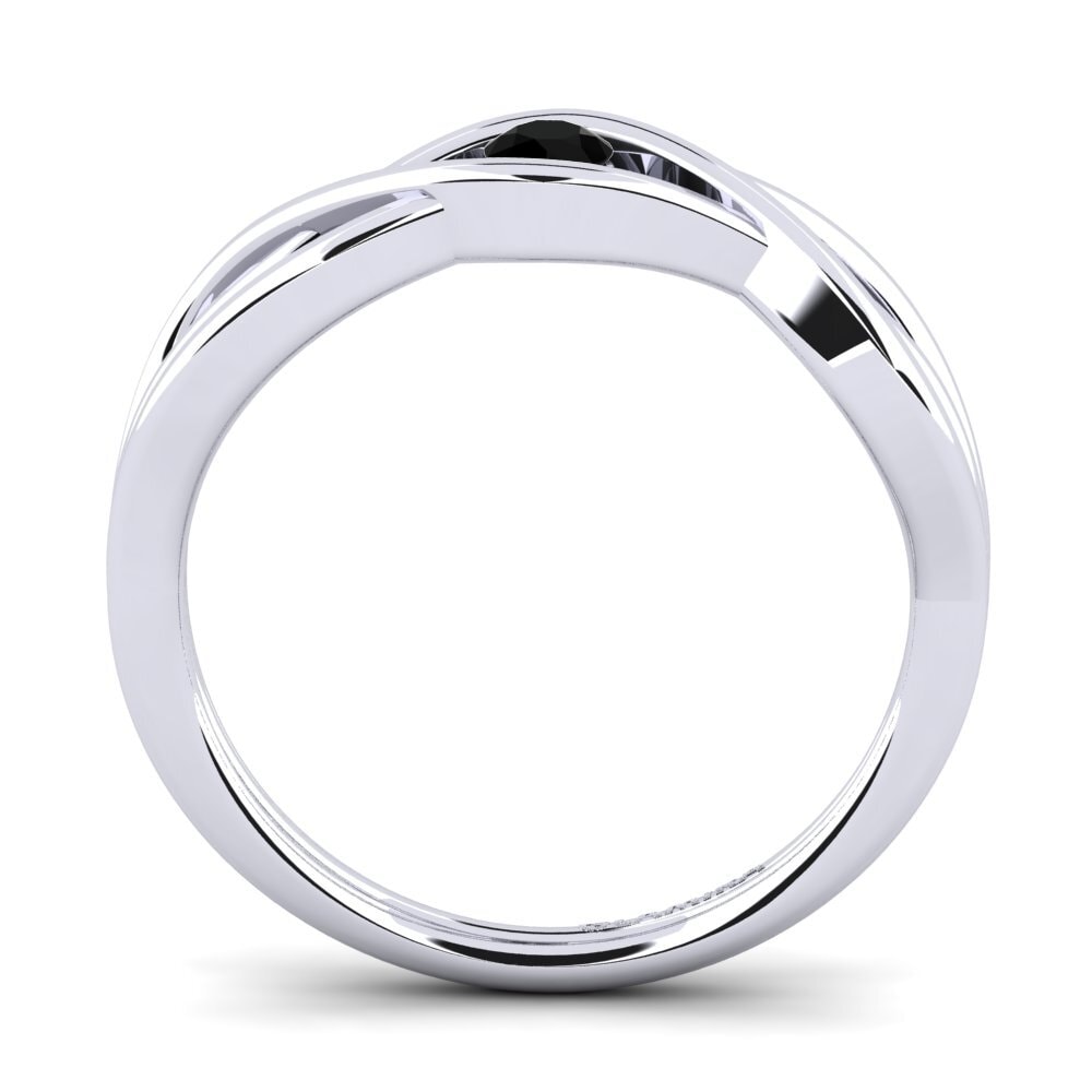 Black Diamond Engagement Ring Enero