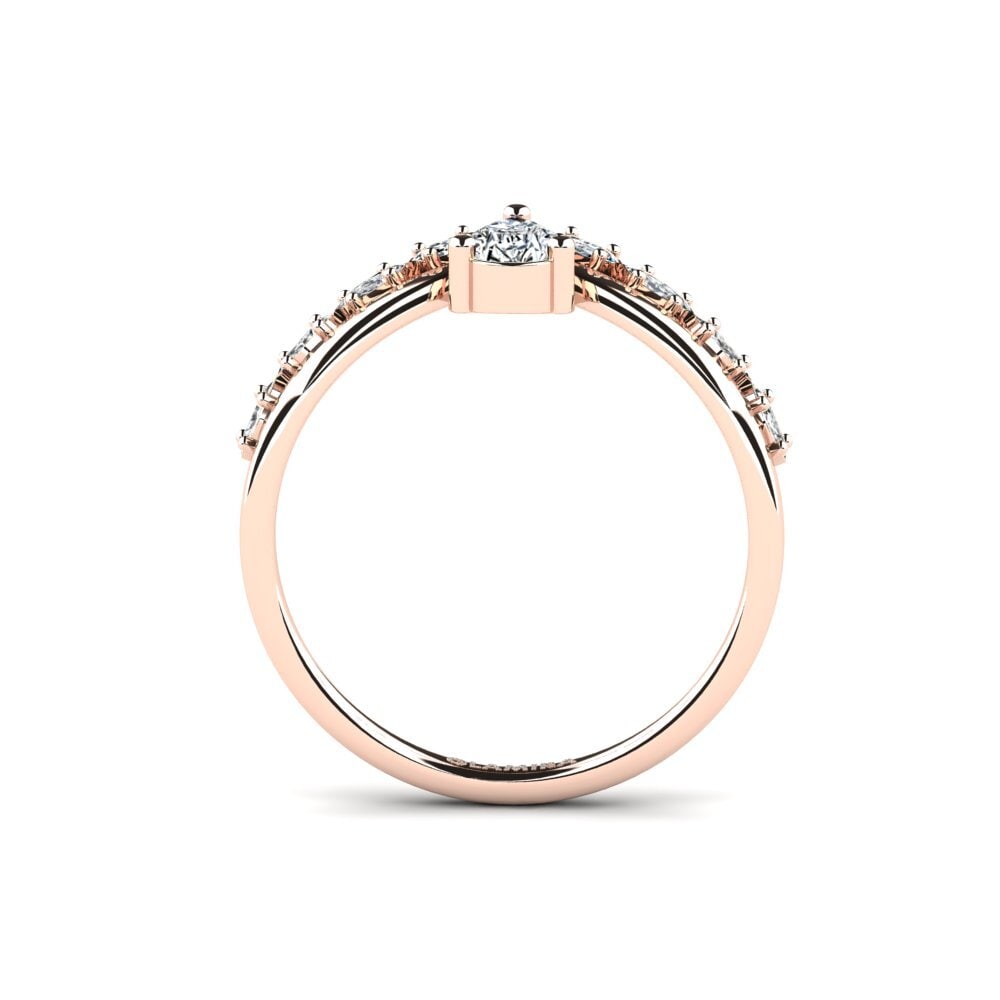 Rotgold 585 Verlobungsring Eschati