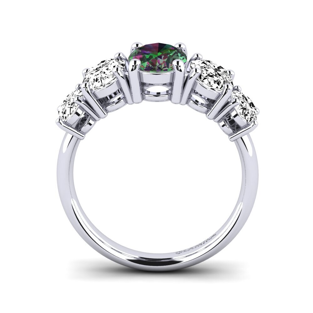 Mystic Topaz Engagement Ring Esmarie