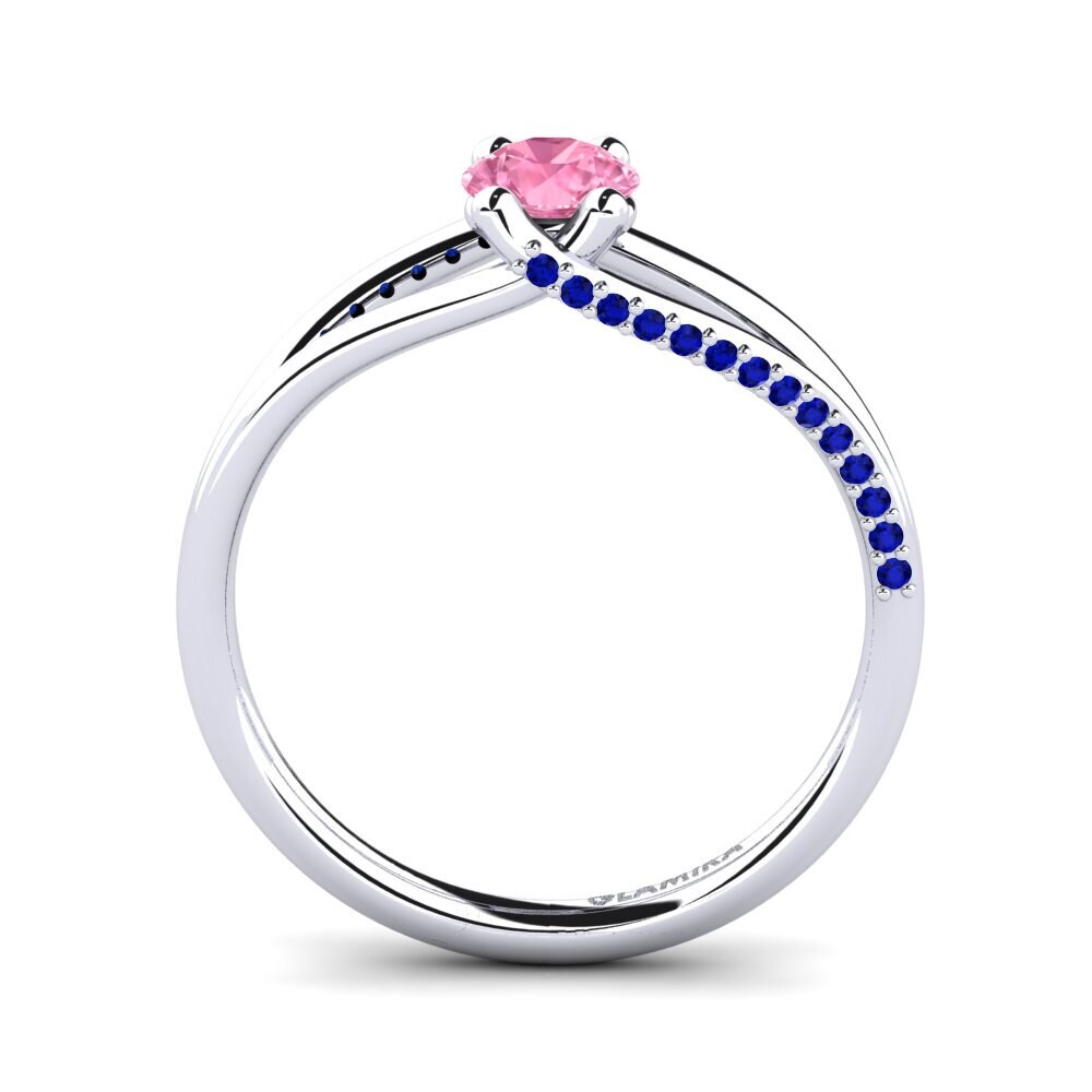 Pink Sapphire Engagement Ring Franny
