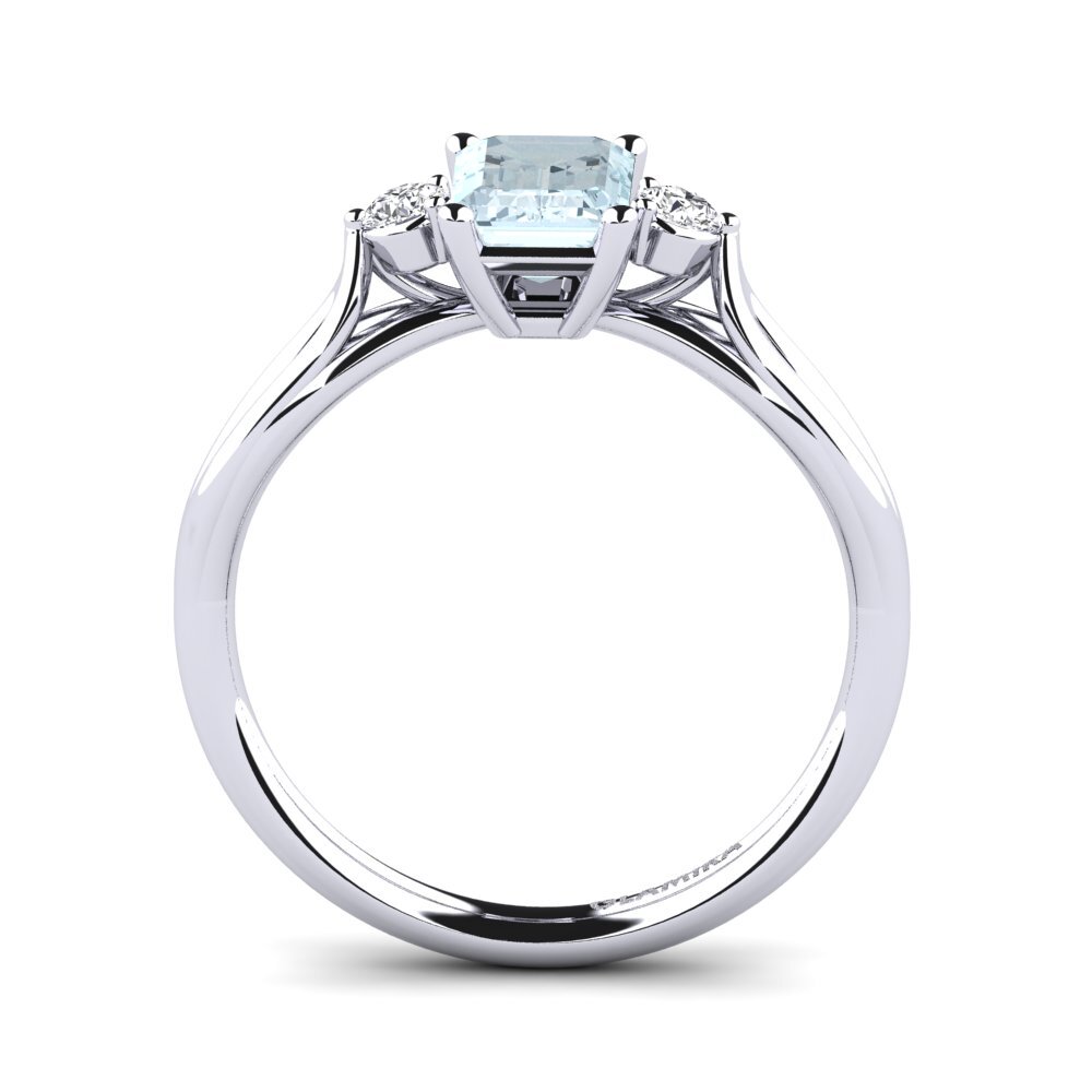 Aquamarine Engagement Ring Gaynelle