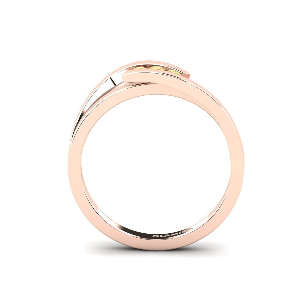 Yellow Diamond Engagement Ring Gratia