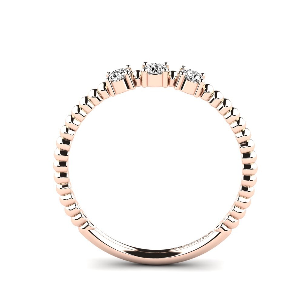Moissanite Anel de Noivado Huile