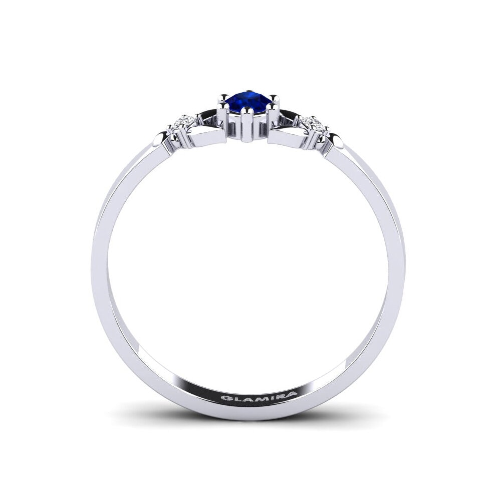 Sapphire Engagement Ring Iodine