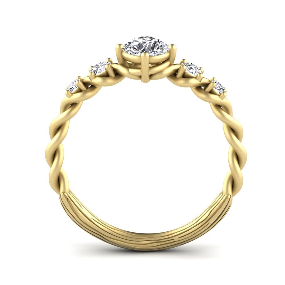 Gelbgold 585 Verlobungsringe Janiecere