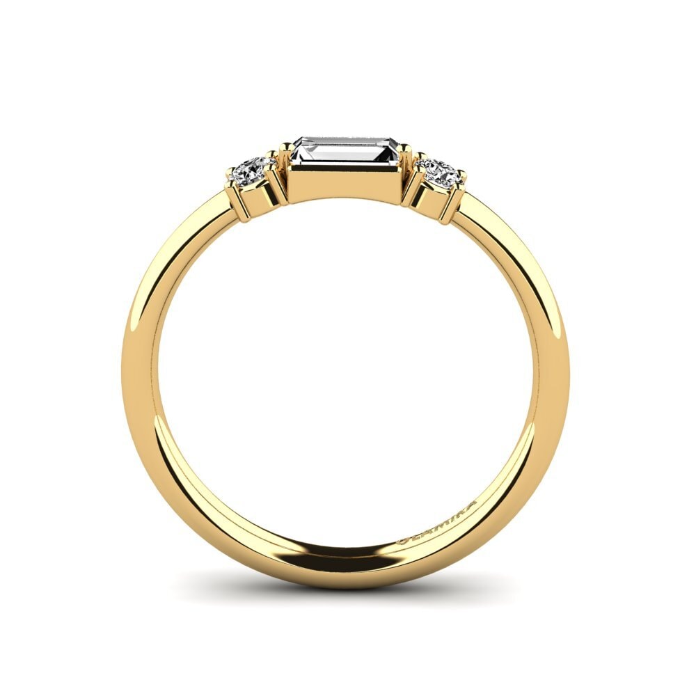 Moissanite Anel Feminino Jayendra
