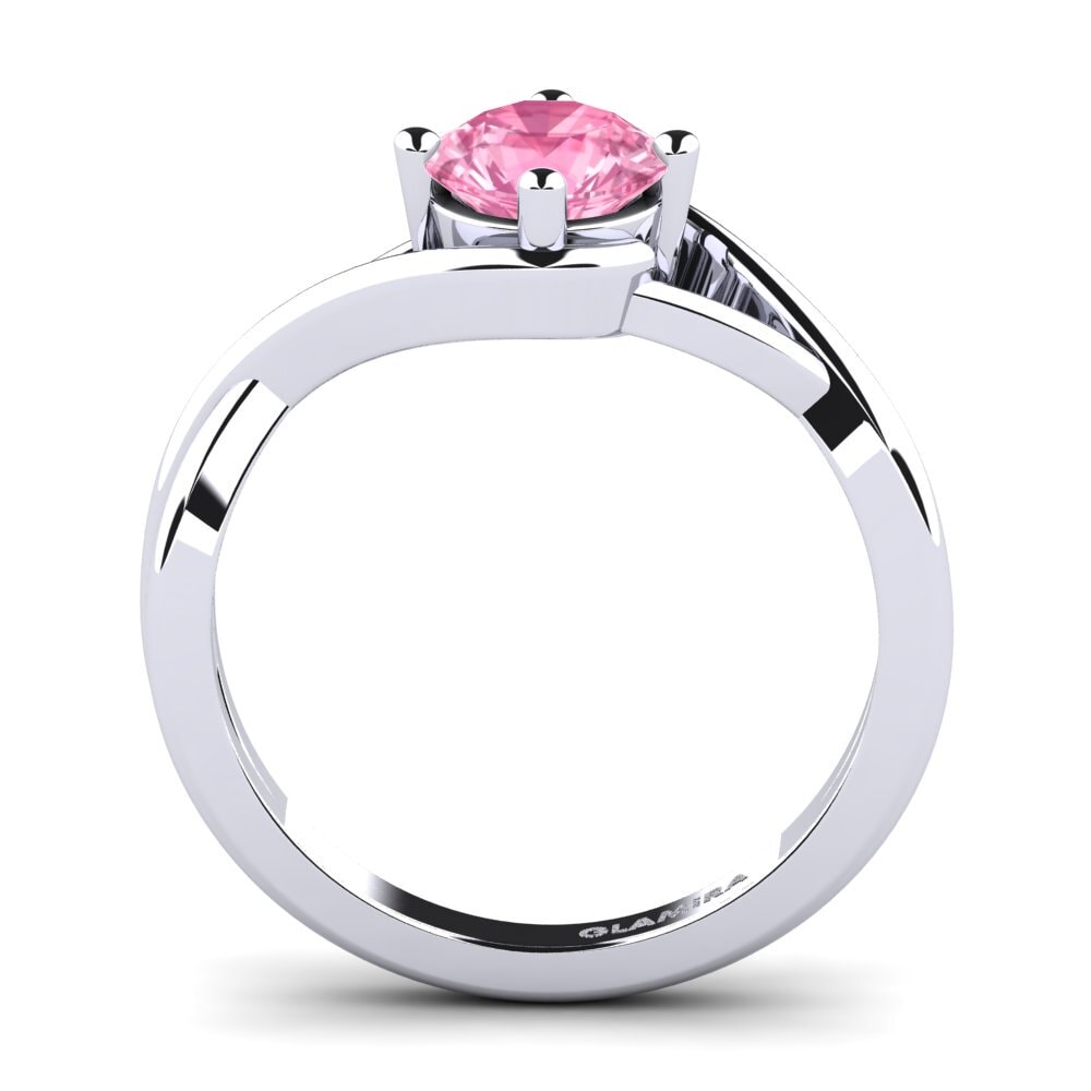 Zafiro Rosado Anillo de compromiso Joy 1.0crt