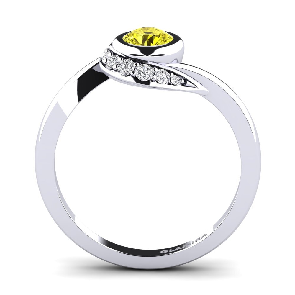 Yellow Diamond Engagement Ring Joyce