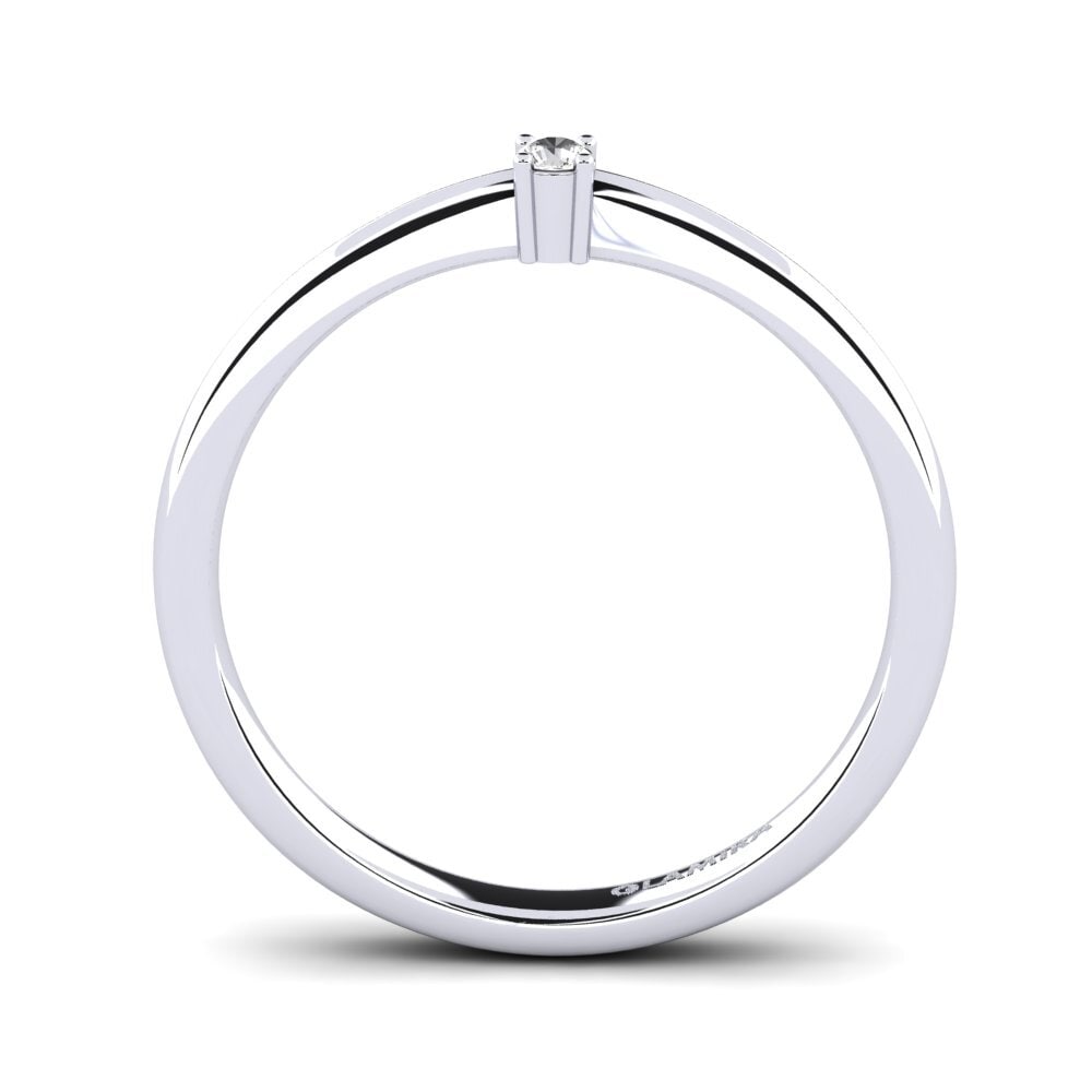 diamante-safira Anel de Noivado Julia 0.03crt