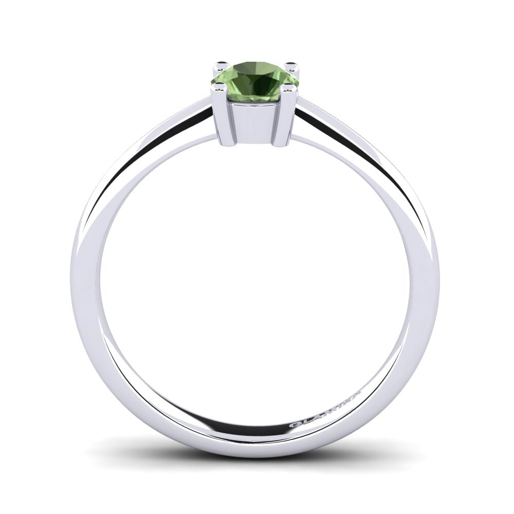 Green Sapphire Engagement Ring Julia 0.5 crt