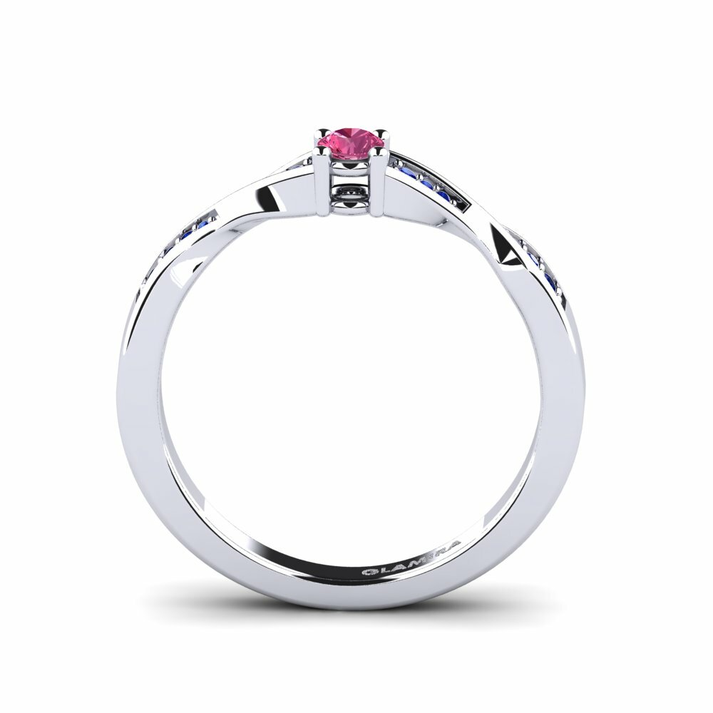 Pink Tourmaline Engagement Ring Kabena