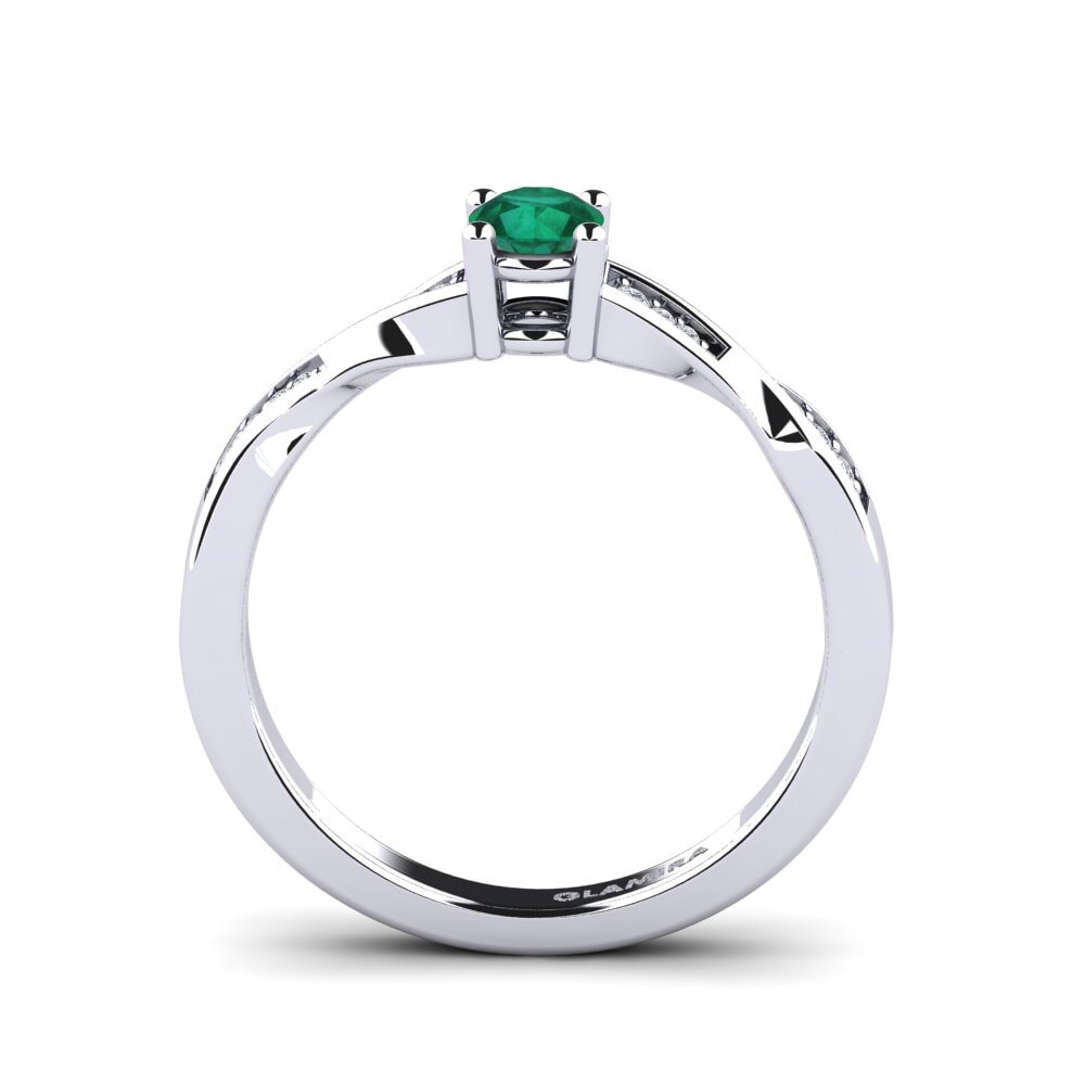 Emerald Engagement Ring Kabena 0.25 crt