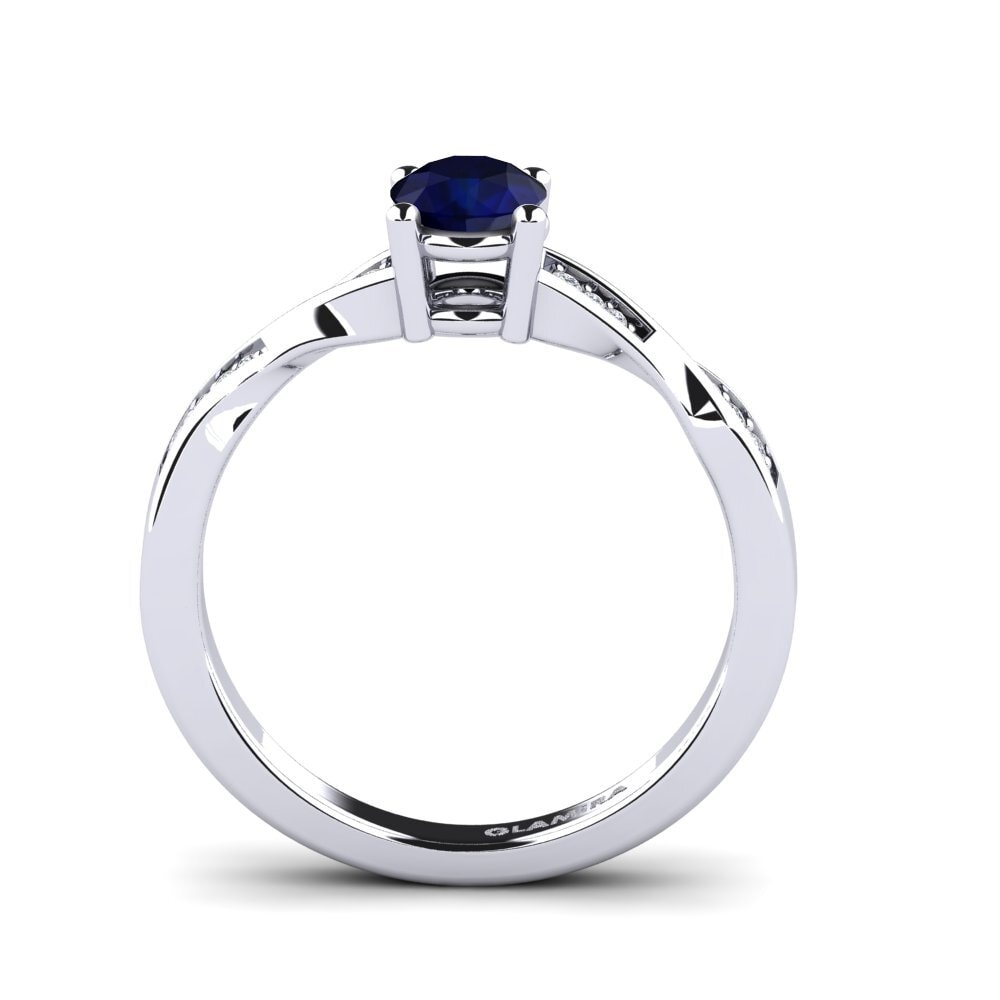 Sapphire Engagement Ring Kabena 0.5 crt