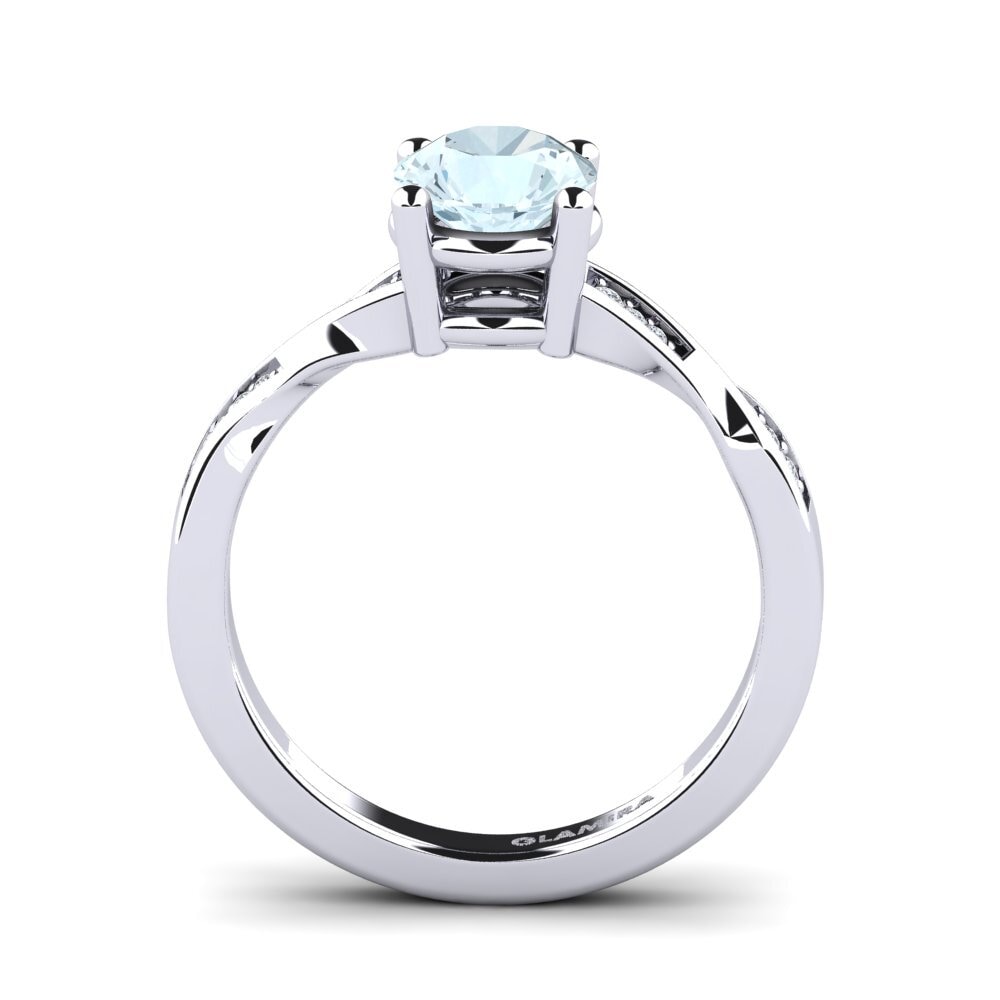 Aquamarine Engagement Ring Kabena 1.0 crt
