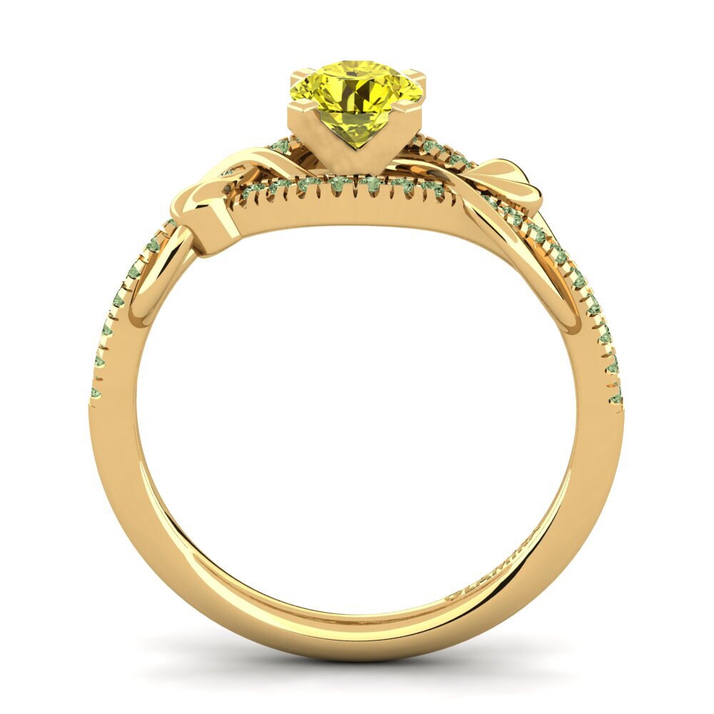 14K Geel Goud Verlovingsring Karlee